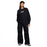 NIKE W NSW FLC OS CREW GLS HM4318-010 Black Image 4
