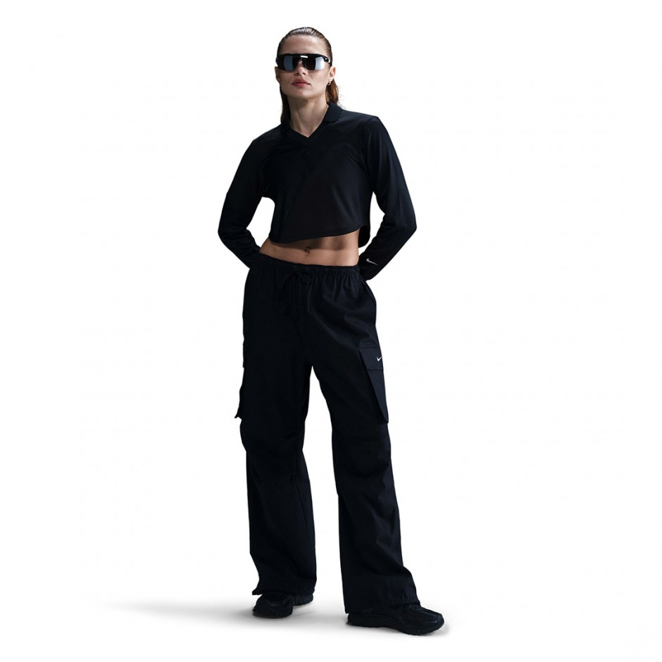Γυναικεία Μακρυμάνικη Μπλούζα Μαύρη - Nike Sportswear
