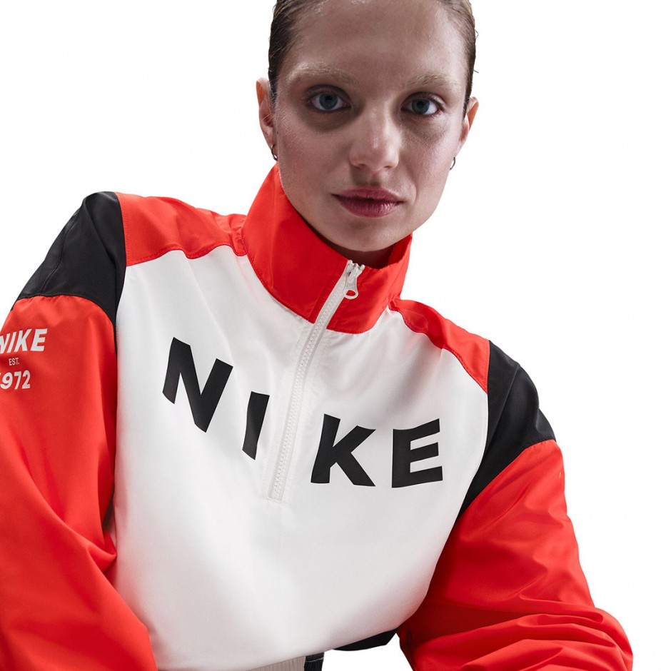 Γυναικεία Μακρυμάνικη Μπλούζα Εκρού - Nike Sportswear