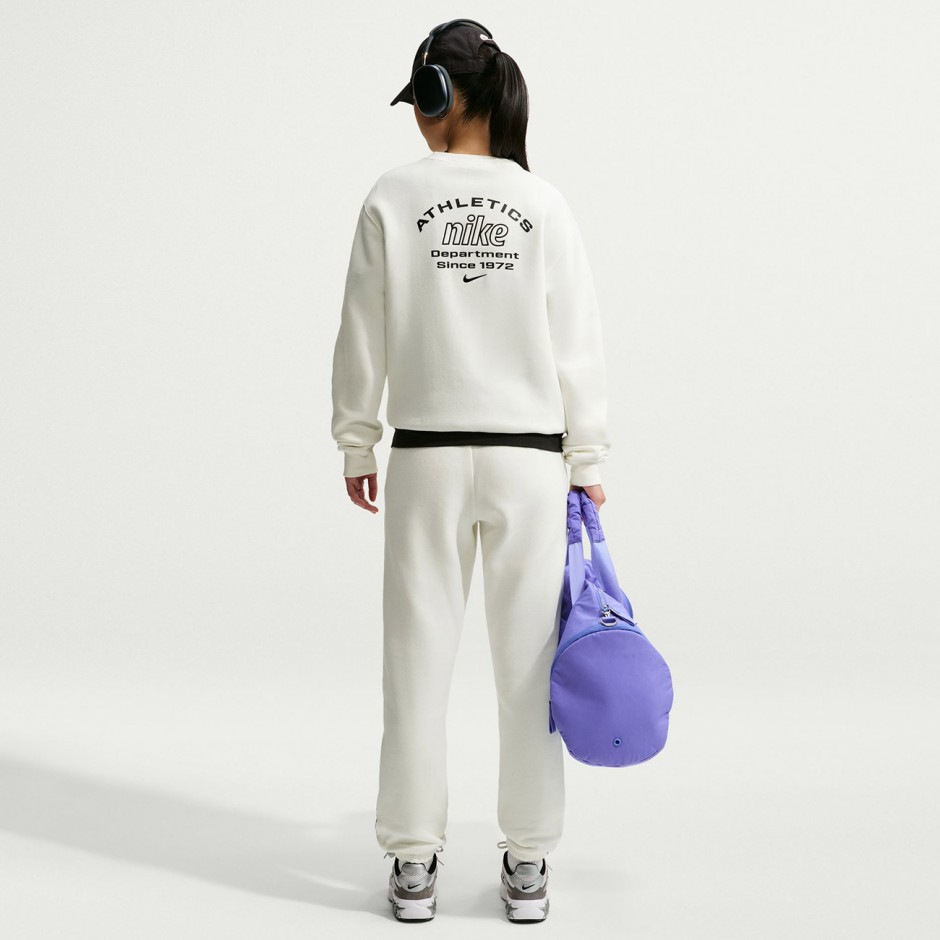 Γυναικείο Φούτερ Εκρού - Nike Studio Fleece Medium Weight 'Graphic Pack'
