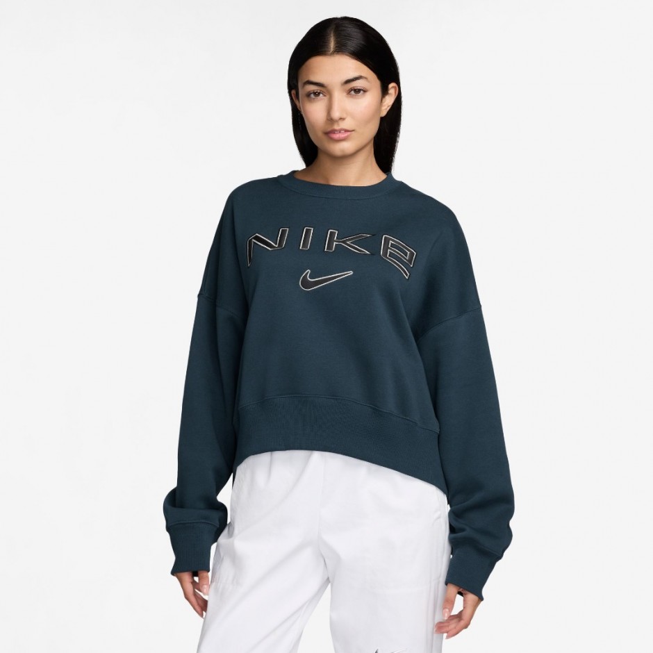 Γυναικείο Φούτερ Μπλε - Nike Sportswear Phoenix Fleece