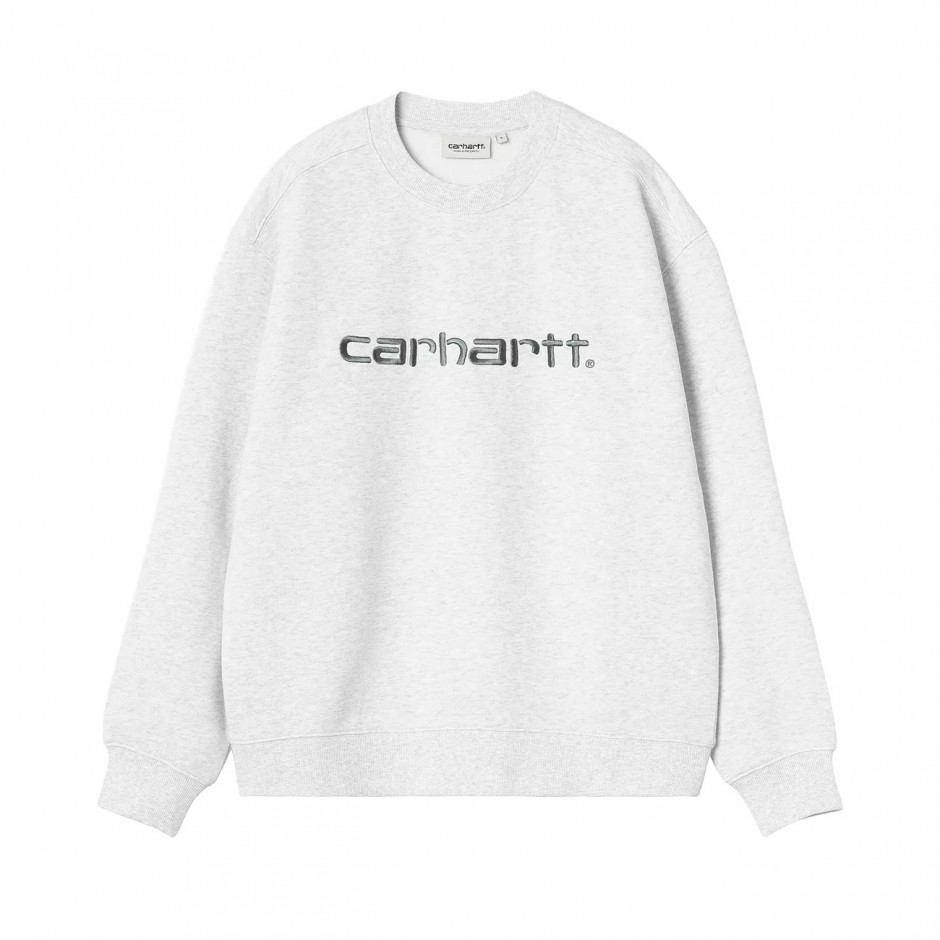 CARHARTT WIP W CARHARTT SWEAT I033647-3H3XX Grey