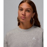 JORDAN BROOKLYN FLEECE CREW FV7074-063 Grey Image 1