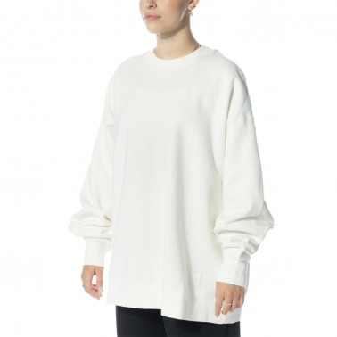Jordan Flight Fleece Εκρού - Γυναικείο Φούτερ Με Λαιμόκοψη