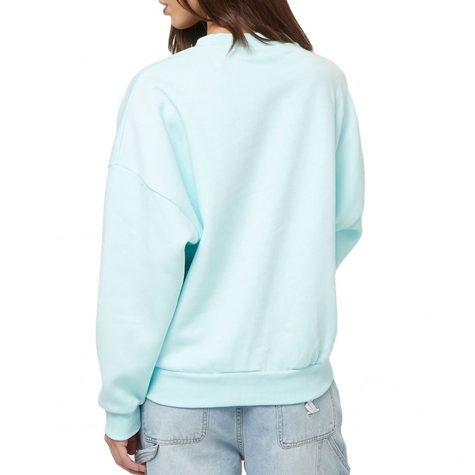 KARL KANI WOVEN SIGNATURE STAR LOGO CREW KW243-005-1-LIGHT BLUE Siel