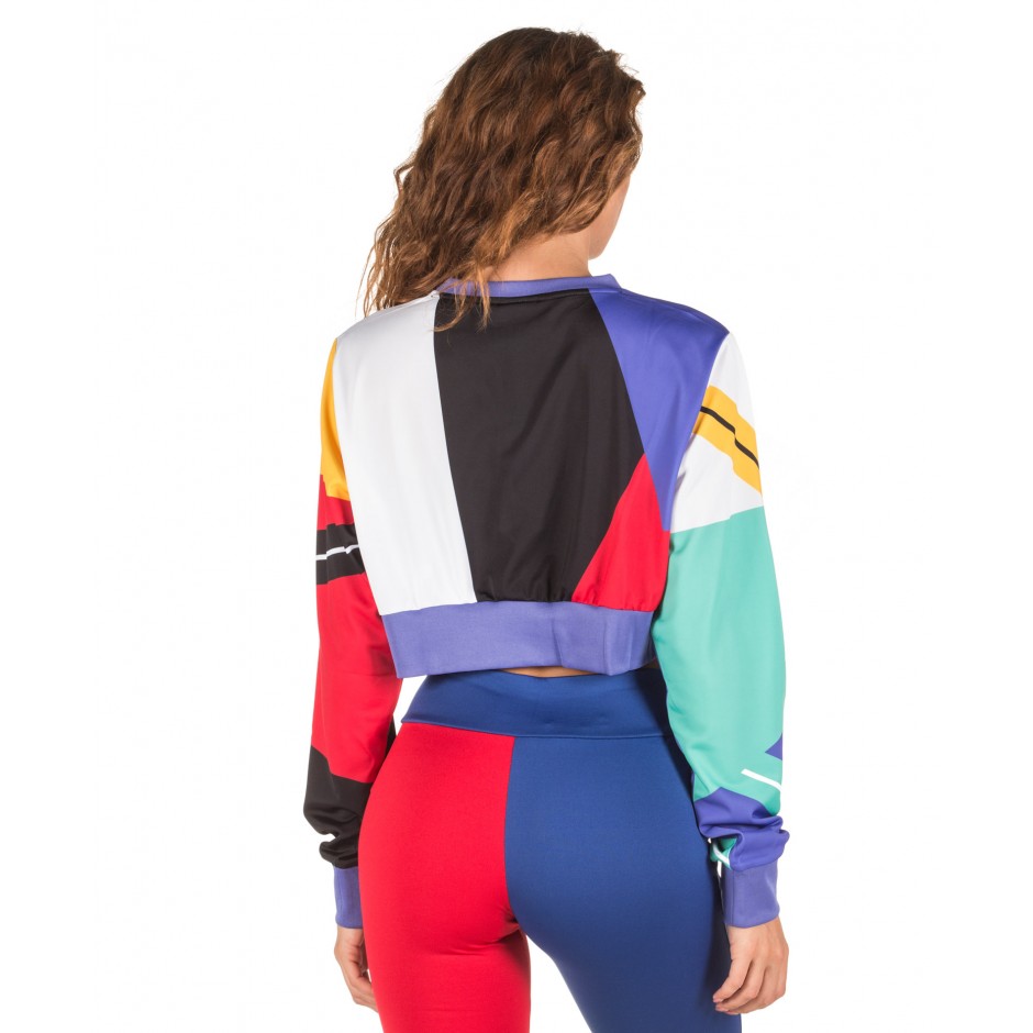 ELLESSE HERITAGE BREVIL CROP SWEATSHIRT SGC07279-MULTI Πολύχρωμο