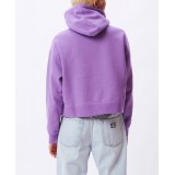 OBEY BOLD CROPPED PULLOVER HOOD 211610097-ORC Λιλά