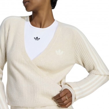 Women's Knit Cardigan Beige - adidas Originals By Jennie