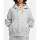 Nike Sportswear Phoenix Fleece Γκρί - Γυναικεία Μπλούζα Φούτερ Εικόνα 1