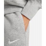 Nike Sportswear Phoenix Fleece Γκρί - Γυναικεία Μπλούζα Φούτερ Εικόνα 3