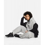 Nike Sportswear Phoenix Fleece Γκρί - Γυναικεία Μπλούζα Φούτερ Εικόνα 7