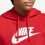 NIKE W NSW CLUB FLC GX CROP HDY DQ5850-657 Red Image 1
