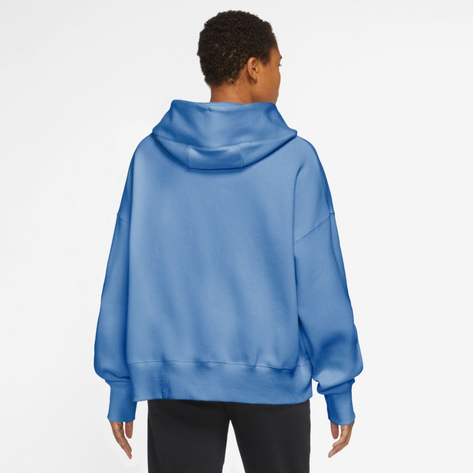 Nike Sportswear Phoenix Fleece Σιέλ - Γυναικείο Φούτερ Με Κουκούλα