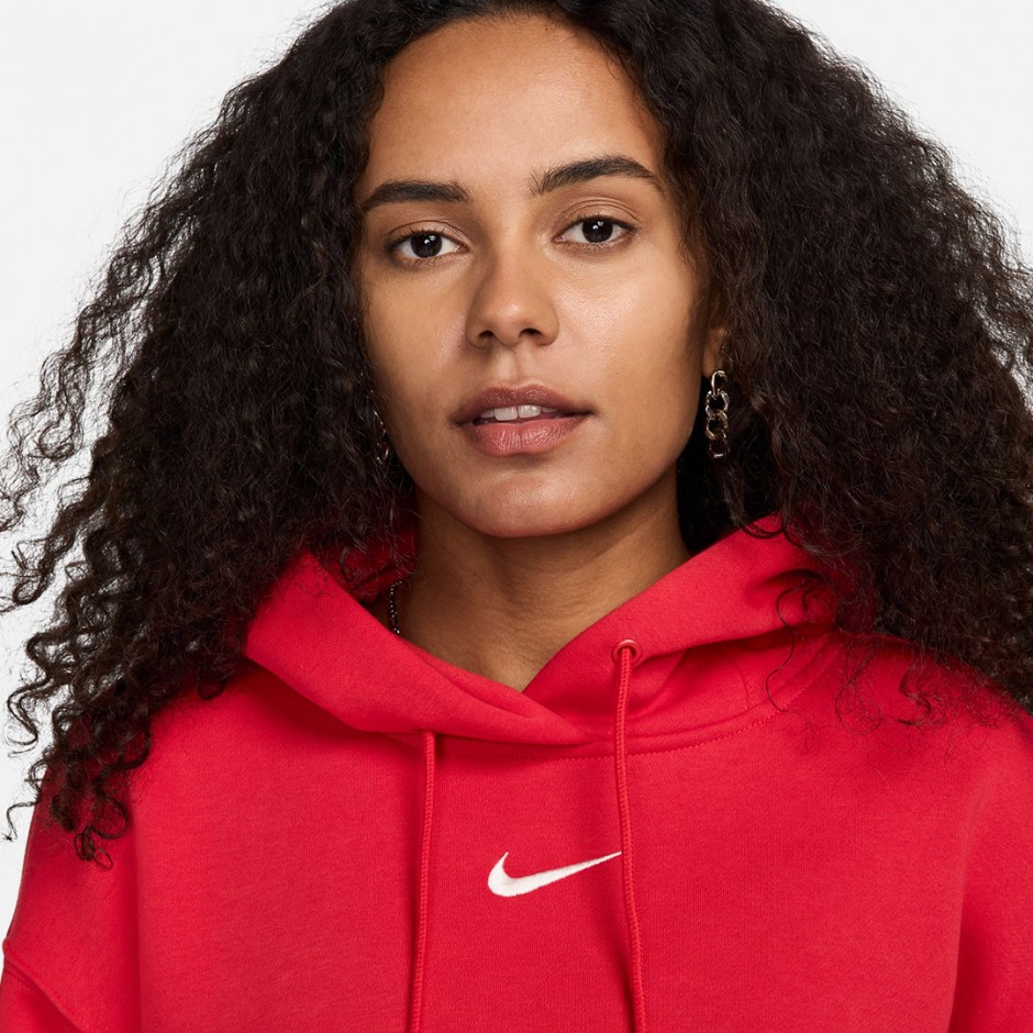 Γυναικείο Φούτερ Κόκκινο - Nike Sportswear Phoenix Fleece