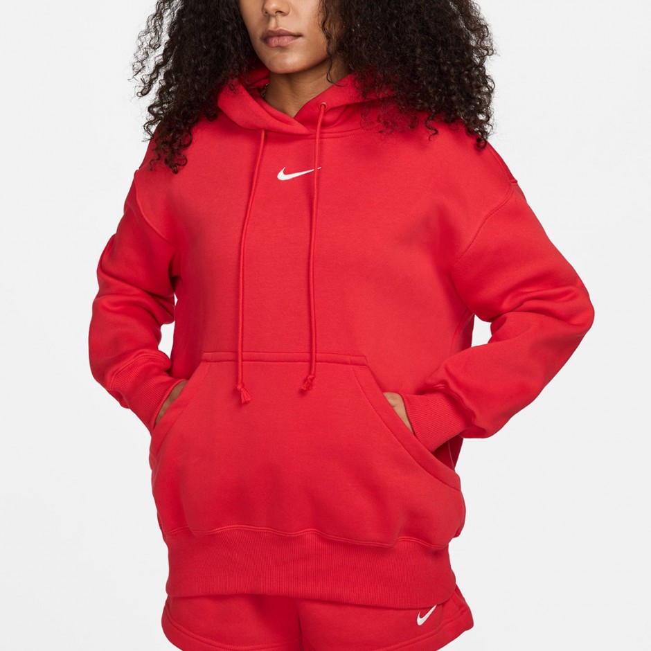 Γυναικείο Φούτερ Κόκκινο - Nike Sportswear Phoenix Fleece