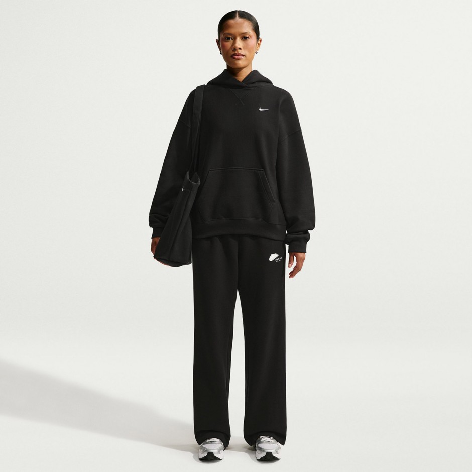 NIKE W NK STDO FLC HVY OS PO HDY IO2105-001 Black