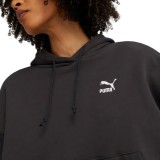 PUMA CLASSICS OVERSIZED HOODIE TR 621406-01 Black Image 0