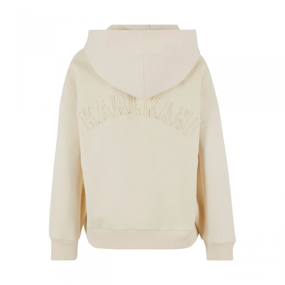 KARL KANI SIGNATURE OS HOODIE KW253-031-1-BEIGE Beige