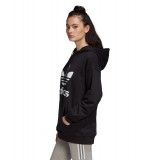 adidas Originals ADICOLOR TREFOIL HOODIE FM3307 Black Image 5