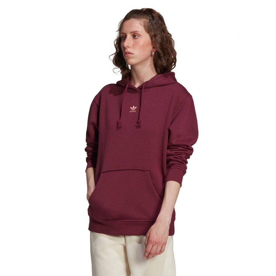 adidas Originals ADICOLOR ESSENTIALS FLEECE HOODIE H34728 Βordeaux -  Sneakercage.gr