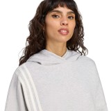 Γυναικείο Φούτερ Γκρι - adidas Originals Off Placed 3-Stripes Εικόνα 1