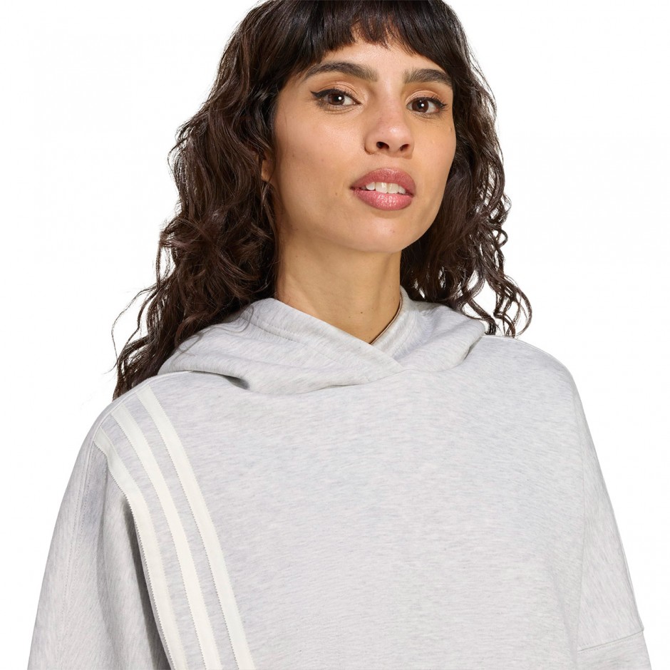 Γυναικείο Φούτερ Γκρι - adidas Originals Off Placed 3-Stripes