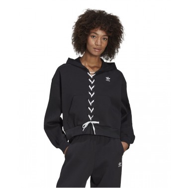 Γυναικεία Μπλούζα Φούτερ adidas Originals HOODIE Μαύρο HK5057