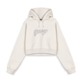 GRIMEY MADRID THE CONNOISSEUR GIRL CROP HOODIE GGCCH365-BCL White Image 0