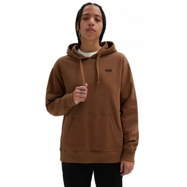 VANS FLYING V BOYFRIEND FIT PULLOVER HOODIE Καφέ