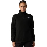 Γυναικεία Μακρυμάνικη Μπλούζα Μαύρη - The North Face Glacier 1/4 Zip Fleece Εικόνα 