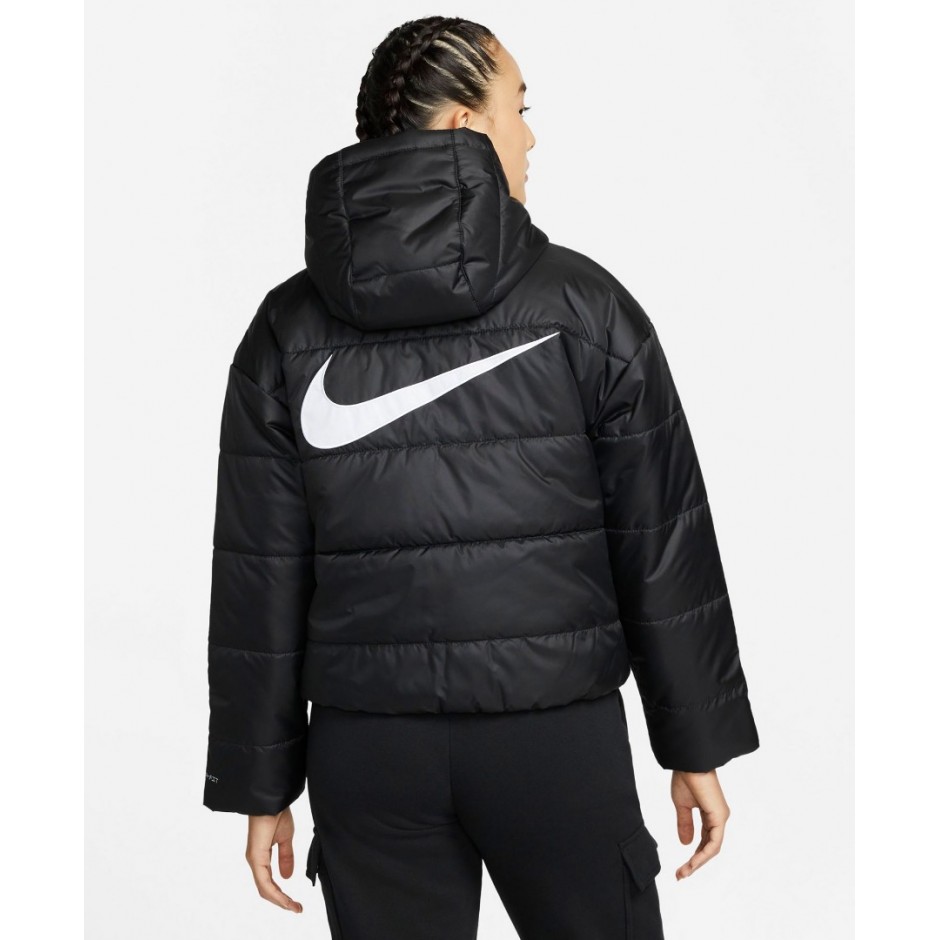 NIKE W NSW TF RPL CLASSIC HD JKT DJ6995-010 Black - Sneakercage.gr
