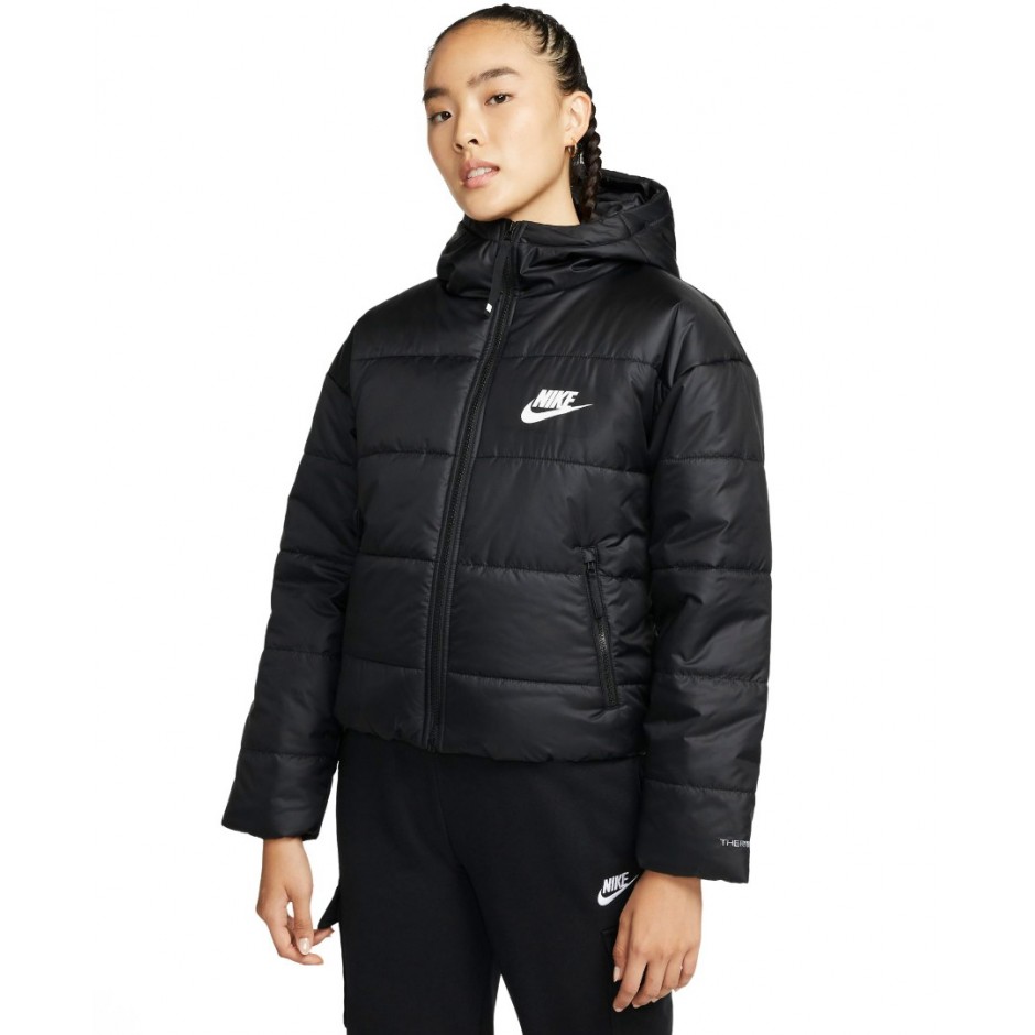 NIKE W NSW TF RPL CLASSIC HD JKT DJ6995-010 Black - Sneakercage.gr