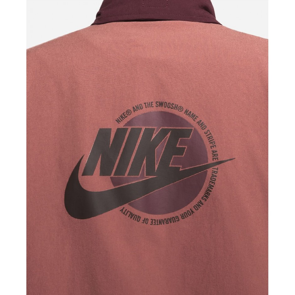 Γυναικείο Μπουφάν NIKE W NSW JKT REV HZ LW SU Μπορντό