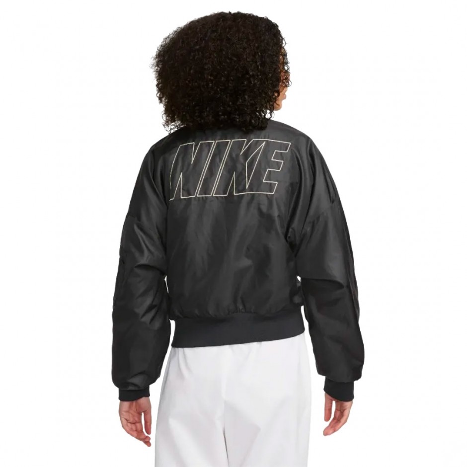 NIKE W NSW FAUX FUR BOMBEER FB8692-010 Black