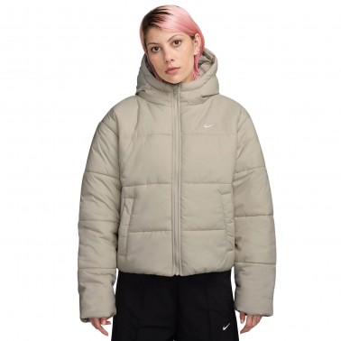 Γυναικείο Μπουφάν Εκρού - Nike Sportswear Classic Puffer