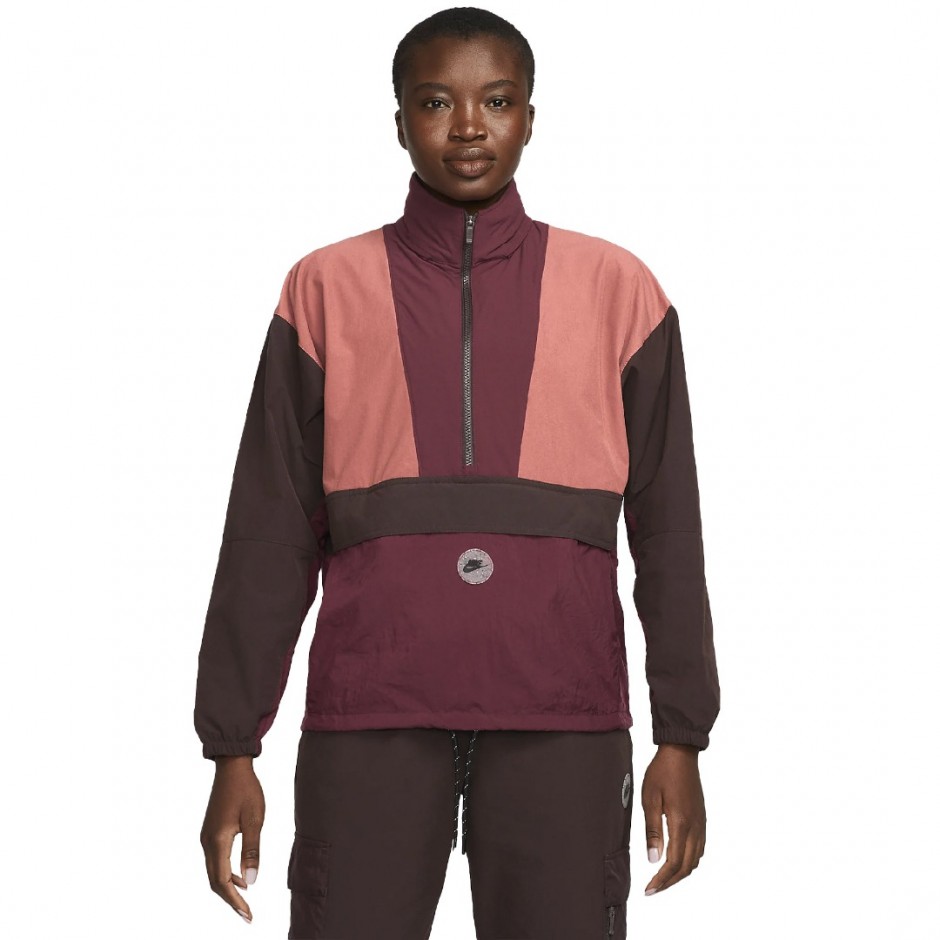 Γυναικείο Μπουφάν NIKE W NSW JKT REV HZ LW SU Μπορντό
