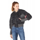 ALPHA INDUSTRIES MA-1 CYBER WMN 108008-03 Black Image 