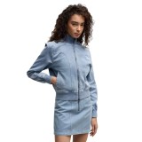 Γυναικεία Τζιν Φούστα Σιέλ - PUMA FUTURE.PUMA.ARCHIVE Washed Twill Εικόνα 
