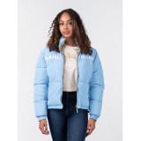 KARL KANI RETRO REVIRSIBLE PUFFER JACKET KW223-042-1-LIGHT BLUE Colorful Image 3