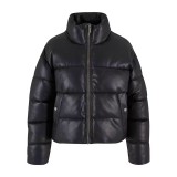 Γυναικείο Μπουφάν Μαύρο - Karl Kani Serif Crop Εικόνα 1