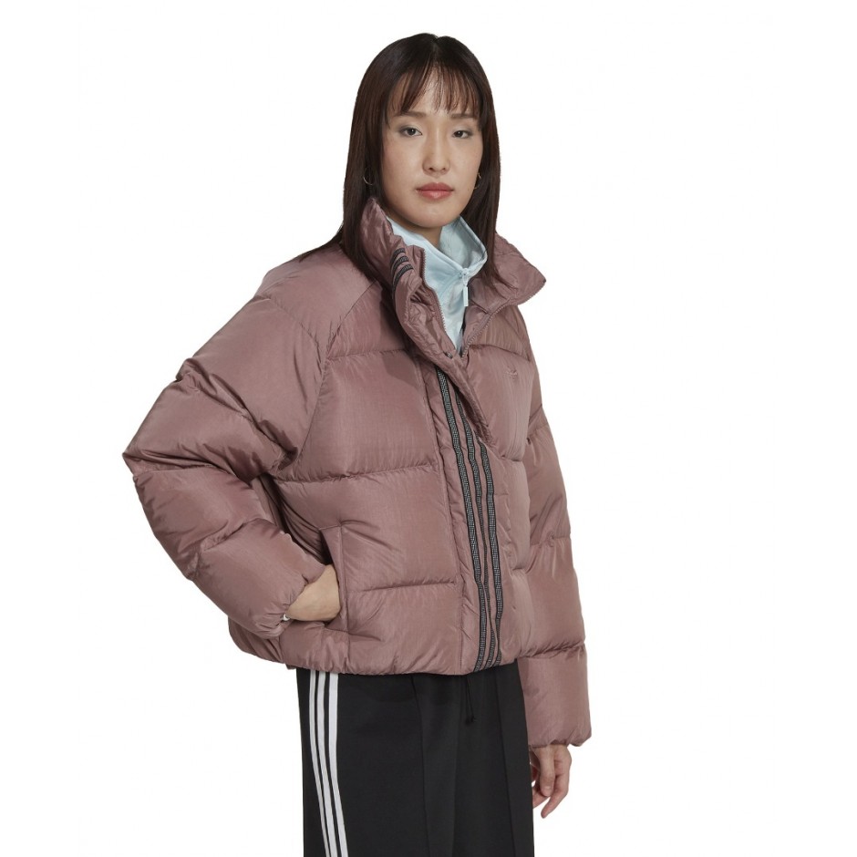 Γυναικείο Μπουφάν adidas Originals DOWN JKT SHORT Μωβ HK5237 