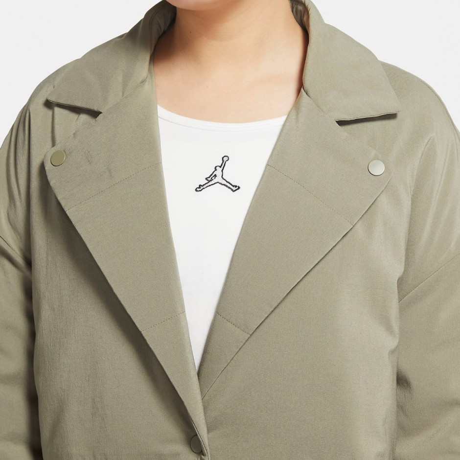 JORDAN W J FLIGHT TRENCH JACKET DR0549-351 OLIVE
