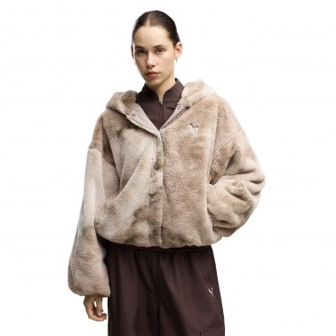 Γυναικείο Μπουφάν Γκρι - PUMA Street Glam Highloft