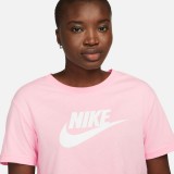 Nike Sportswear Essential Ροζ - Γυναικεία Κοντομάνικη Μπλούζα  Εικόνα 1