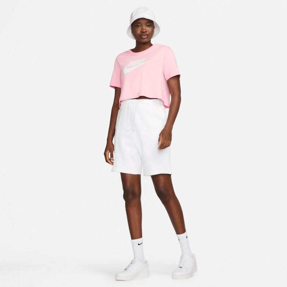 Nike Sportswear Essential Ροζ - Γυναικεία Κοντομάνικη Μπλούζα 