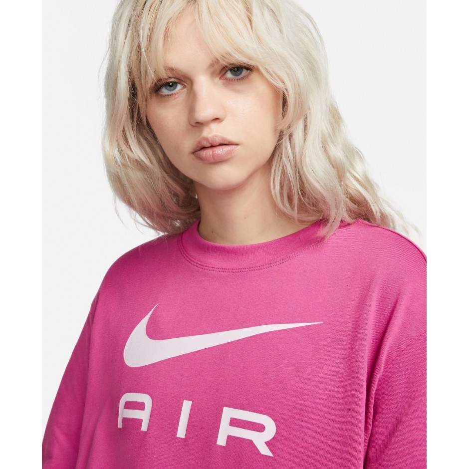 Γυναικεία Κοντομάνικη Μπλούζα NIKE W NSW TEE AIR BF Φούξια 
