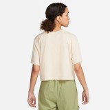 Nike Sportswear Essential Μπέζ - Γυναικεία Κοντομάνικη Μπλούζα  Εικόνα 0