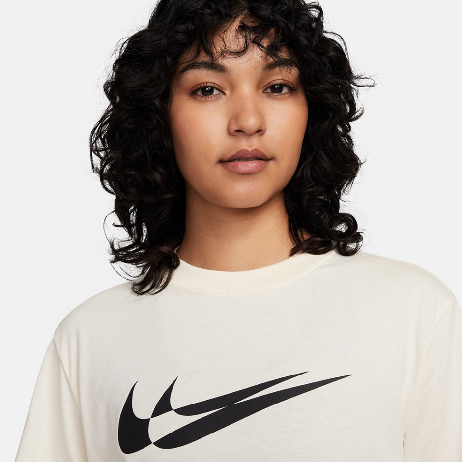 Nike Sportswear Εκρού - Γυναικείο T-Shirt