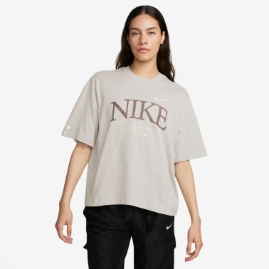 Nike Sportswear Classic Εκρού - Γυναικείο T-Shirt
