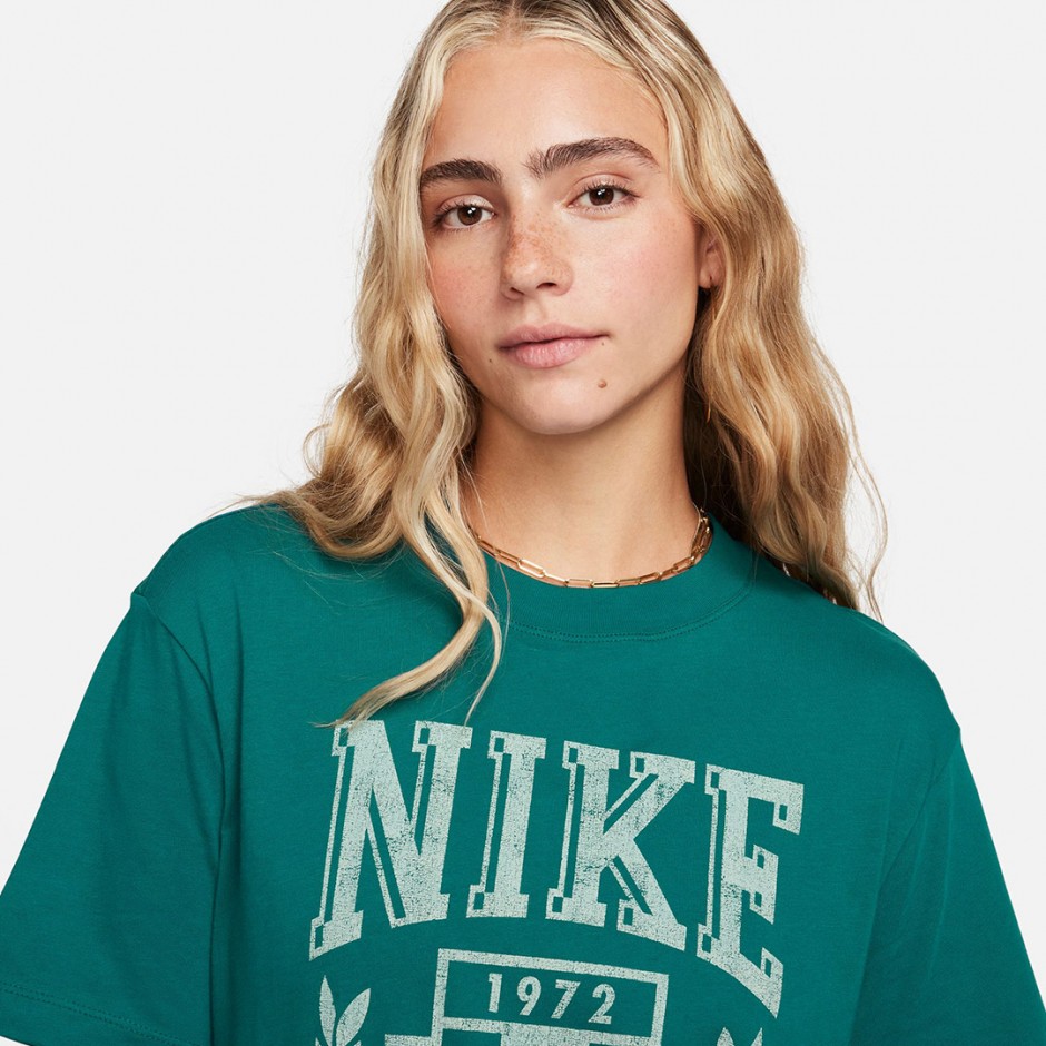 Γυναικείο T-Shirt Πετρόλ - Nike Sportswear